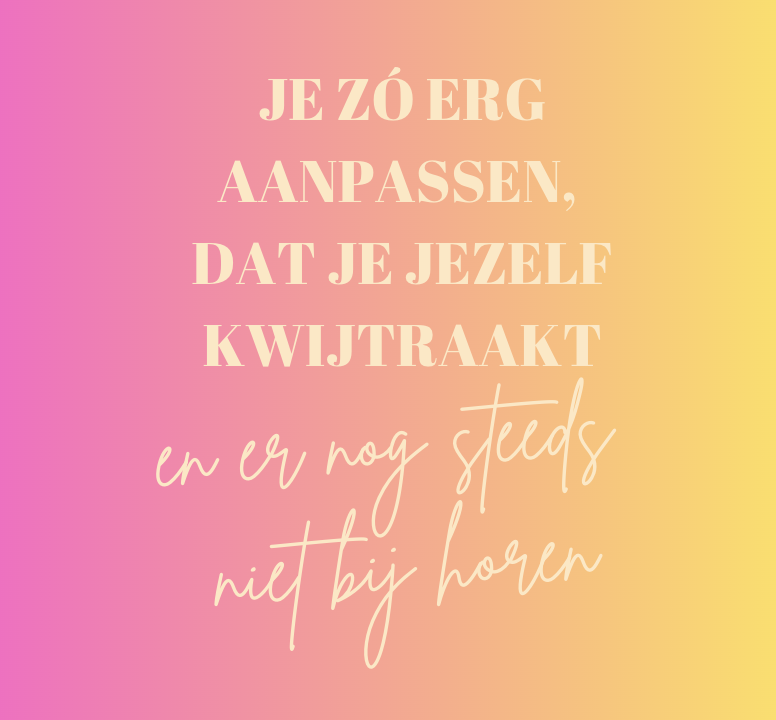 Jezelf aanpassen